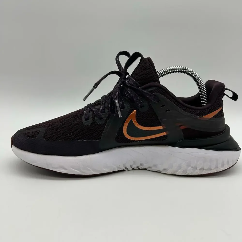 Nike‎ React Shoes Womens Size 9.5 Maroon Legend Athletic Sneakers AT1369-602